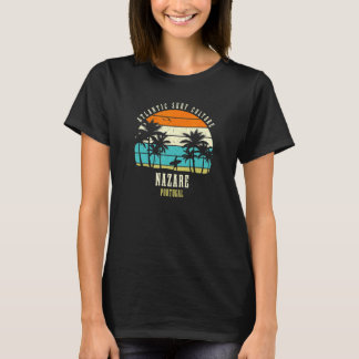Surfing Nazare Portugal Atlantic Surf Culture T-Shirt