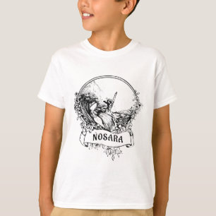 Surfing Nosara, Costa Rica Vintage Retro Throwck S T-Shirt
