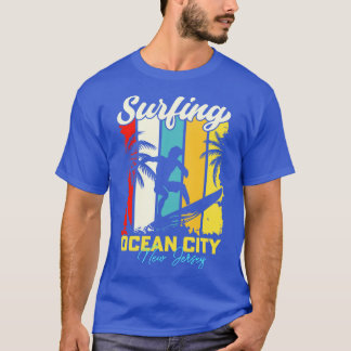 Surfing Ocean City New Jersey T-Shirt