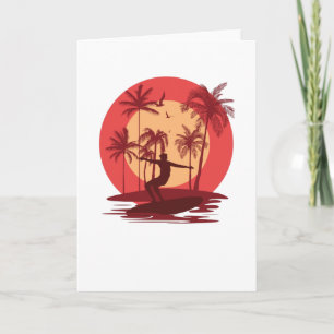 Surfing Paradise Card