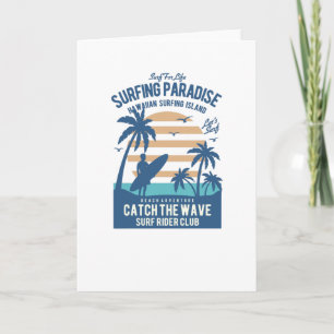 Surfing Paradise Card