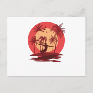 Surfing Paradise Postcard