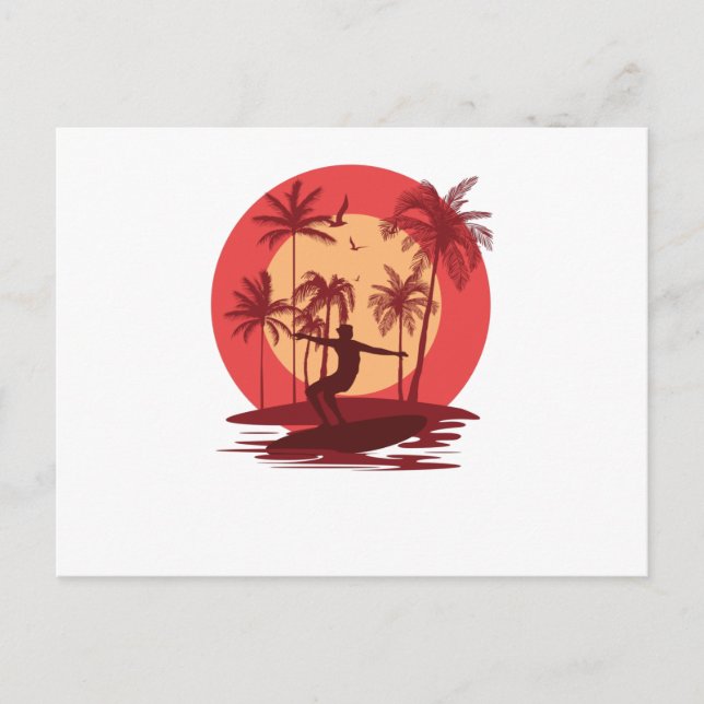 Surfing Paradise Postcard (Front)