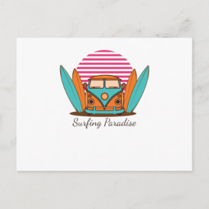 Surfing Paradise Postcard