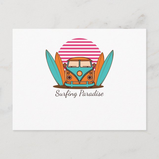 Surfing Paradise Postcard (Front)