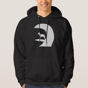 Surfing Pug Hoodie