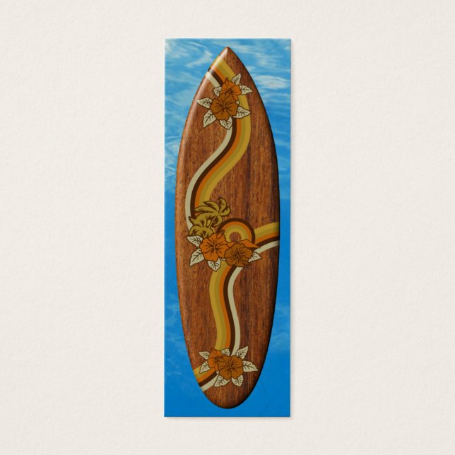 Surfing Safari Surfboard Bookmark (Front)