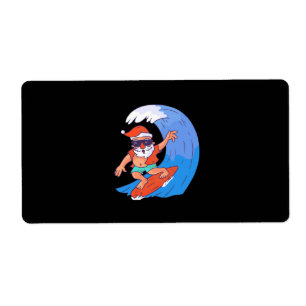 Surfing Santa