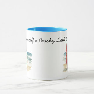 Surfing Santa Beachy Christmas Mug