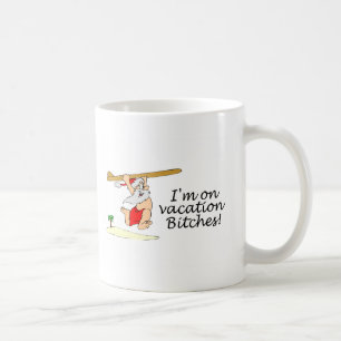 Surfing Santa Coffee Mug
