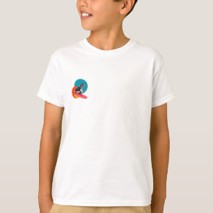 Surfing Sea Turtle Cartoon Kids T-Shirt