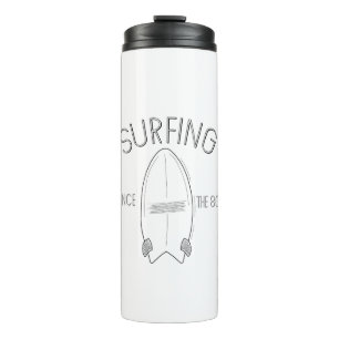 Surfing since the 80's thermal tumbler