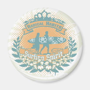 Surfing Spirit Tshirts and Gifts Magnet