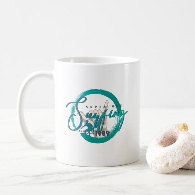 Surfing Sport | Classic Mug #11 (With Donut)