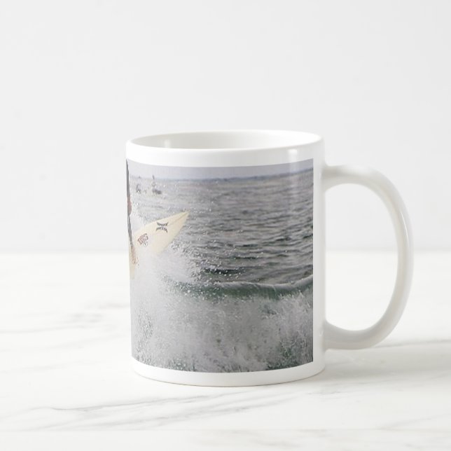 Surfing Sport Coffee Mug (Right)