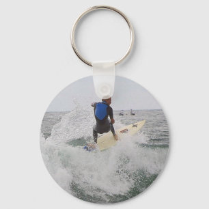 Surfing Sport Keychain