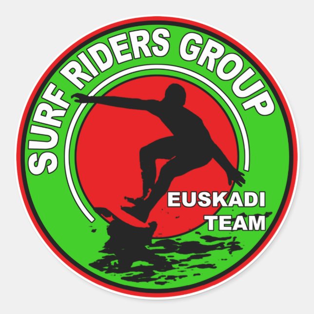 surfing sticker (Front)