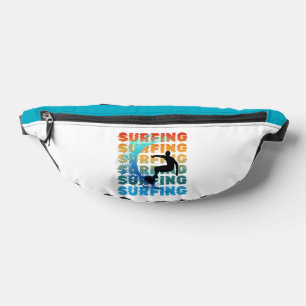 surfing summer surfer beach surf ocean fanny pack