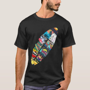 Surfing Sup Stand Up Paddling Surfer Sport T-Shirt
