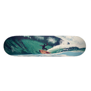 Surfing Surfer Ocean Beach Skate Board