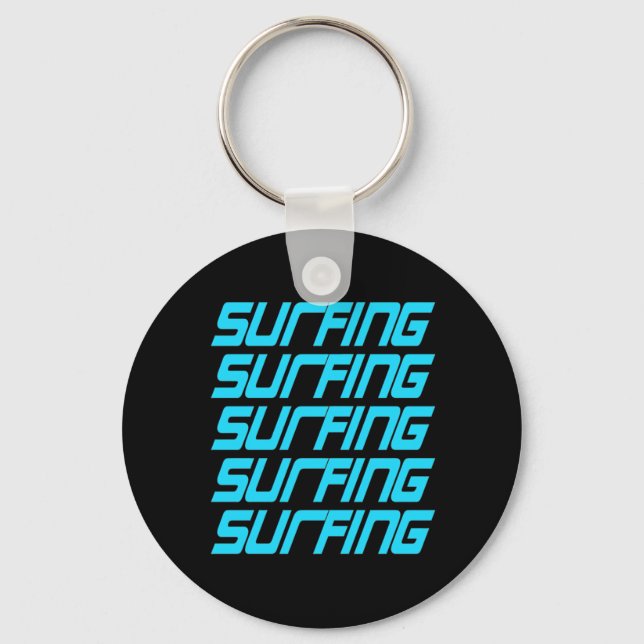 Surfing Surfing Keychain (Front)
