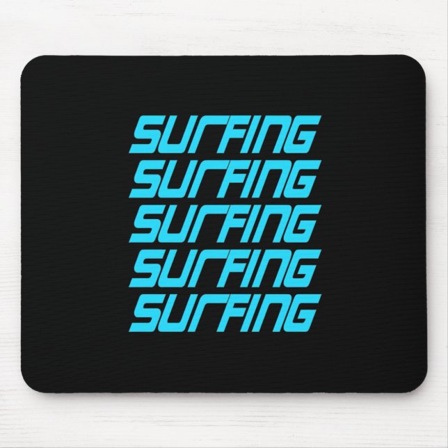 Surfing Surfing Mouse Pad (Front)