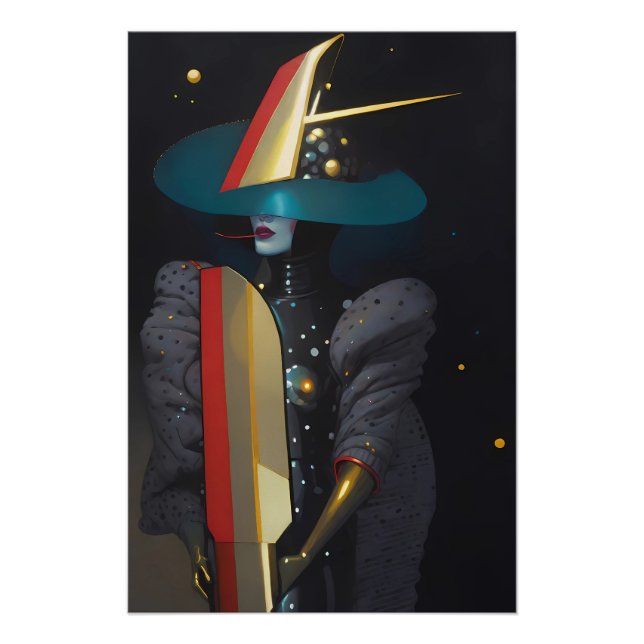 Surfing the Astro-Witch Poster (Front)