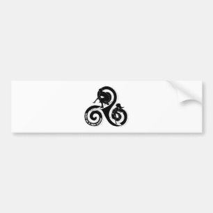 Surfing the Breton Wave Bumper Sticker