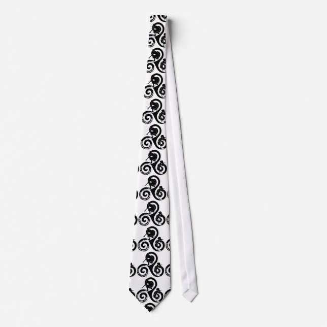 Surfing the Breton Wave Tie (Front)