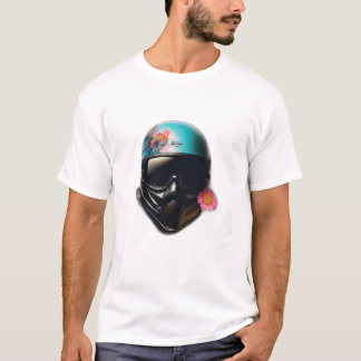 "Surfing the Streets: A Hippie Biker's Vibe" T-Shirt