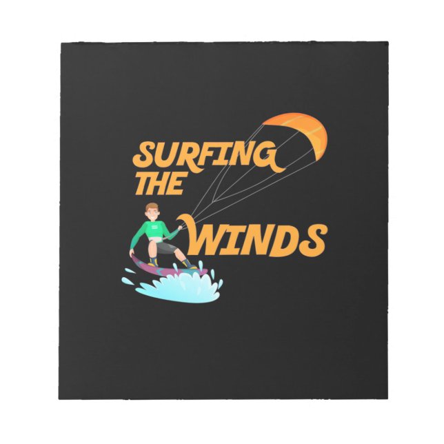 Surfing The Winds Notepad (Front)