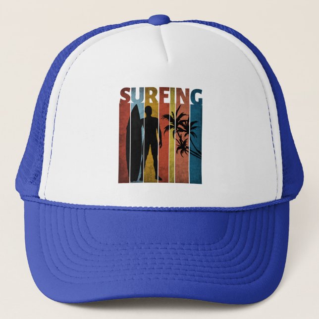 SURFING VINTAGE TRUCKER HAT (Front)