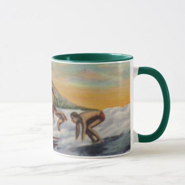 SURFING WAIKIKI mug (Right)