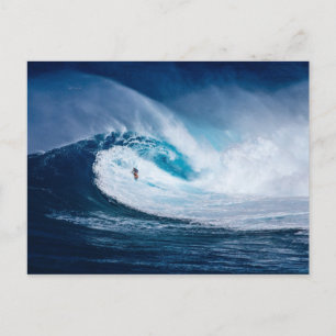 Surfing Wave Postcard