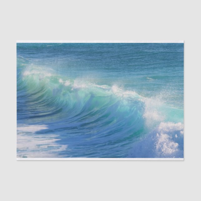 Surfing Wave Tissue Paper (Front)