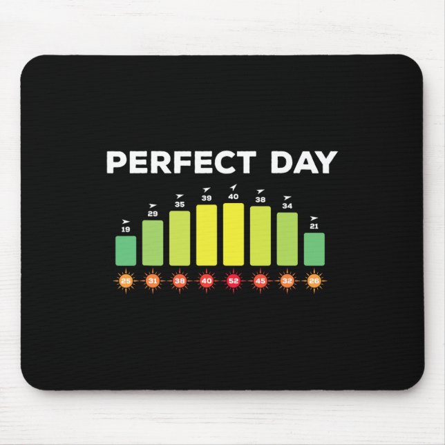 Surfing Wind - Perfect Wind Summer Windsurfing Kit Mouse Pad (Front)