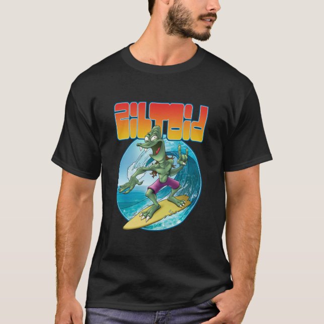 Surfing Ziltoid Tri-blend  T-Shirt (Front)