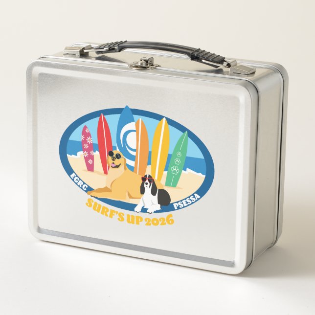 Surfs Up 2026 Metal Lunch Box (Front)
