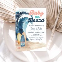 Surf's Up | Baby On Board Beach Baby Shower
