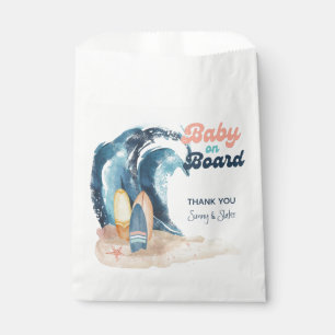 Surf's Up   Beach Baby On Board Baby Shower Favour Bag