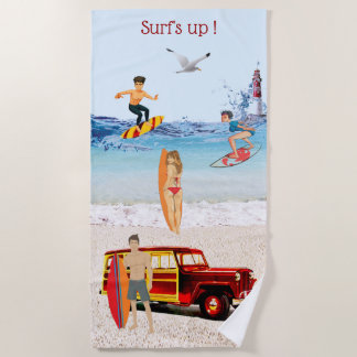 Surf's Up ! Beach Towel