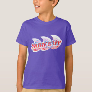 Surf's Up blue purple red and white T-Shirt