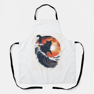 Surf's Up Cat Apron