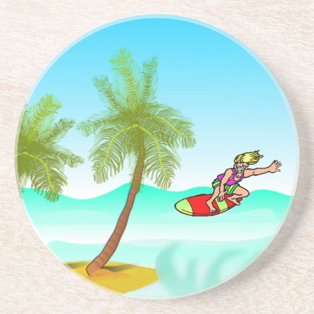Surf's Up Coaster (Front)