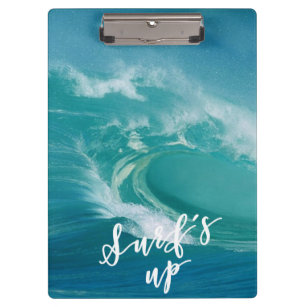 Surf's Up   Fun Typography & Quote Clipboard