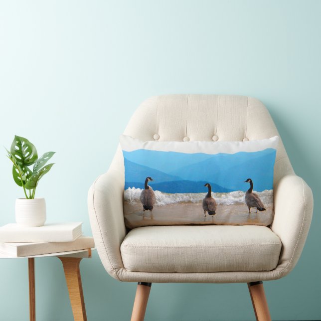 Surf's Up! - Geese Lumbar Pillow (Chair)