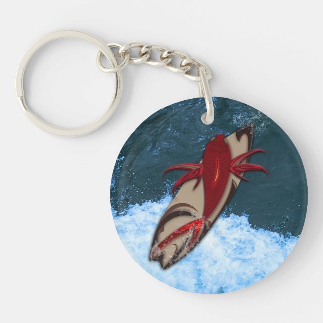 Surf's Up Keychain (Front)