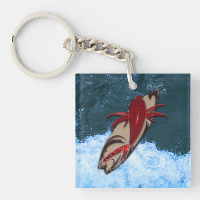 Surf's Up Keychain (Front)