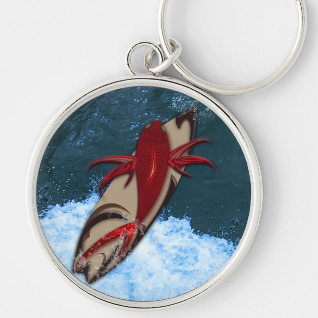 Surf's Up Keychain (Front)