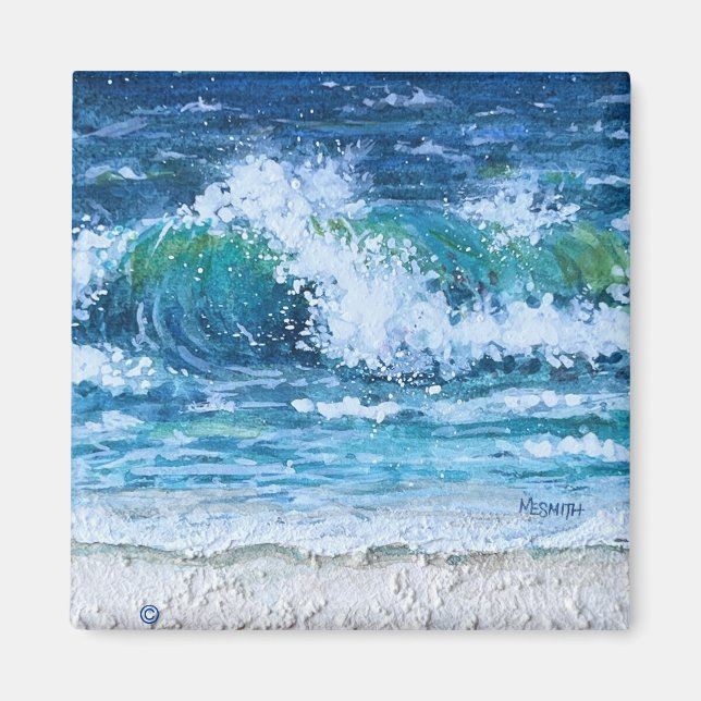 "Surf's Up" Magnet © Mary E Smith (Front)